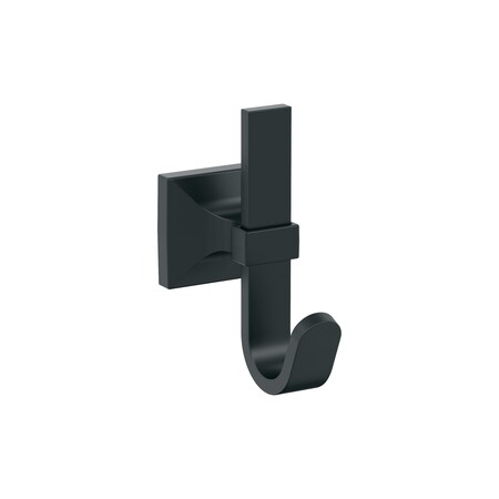 Amerock Burbank Transitional Single Prong Matte Black Wall Hook HBX36686MB